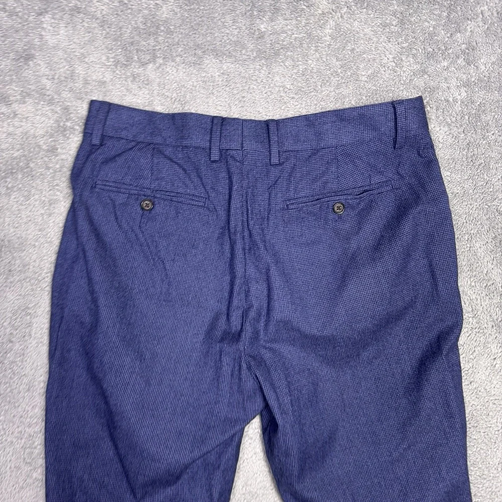 Banana Republic Pants Mens 32R Flannel 120s Vitale Barberis‎ Canonico Wool Slim